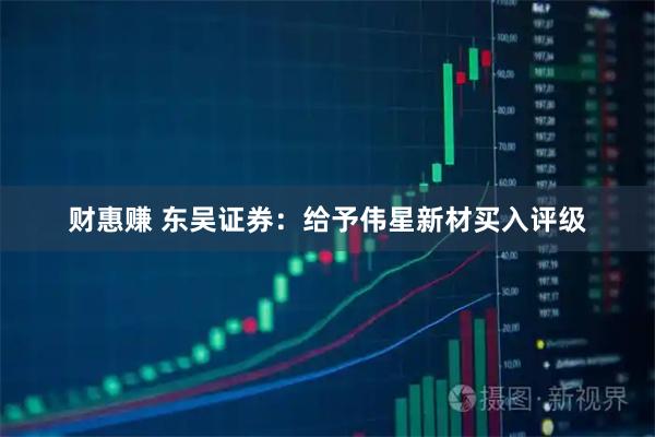 财惠赚 东吴证券：给予伟星新材买入评级