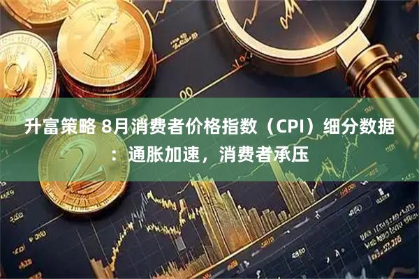 升富策略 8月消费者价格指数（CPI）细分数据：通胀加速，消费者承压