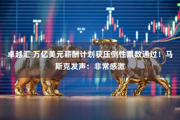 卓越汇 万亿美元薪酬计划获压倒性票数通过！马斯克发声：非常感激